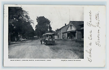 1907 Main Street View Glastonbury CT Trolley Davis & Cooley's Series Posted picture
