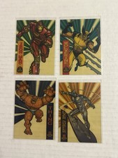 1994 MARVEL UNIVERSE SUSPENDED ANIMATION Wolverine Iron Man Thing Silver Surfer picture