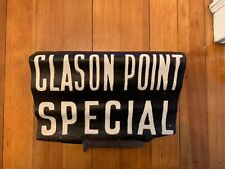 NY NYC THIRD AVENUE RAILWAY ROLL SIGN SECTION CLASON POINT EAST BRONX SOUNDVIEW picture