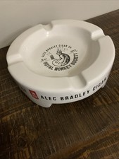 Rare Alec Bradley Royal Monkey Society Cigar Ashtray The Bump Ceramic White picture