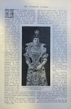 1903 Favorite Costumes of Royalty Queen Alexandra Countess of Warwick picture