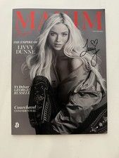 Olivia Livvy Dunne Maxim Cover Issue signed - Only 3 available On Her Passes picture