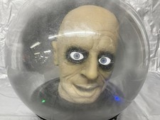 Gemmy RARE Bald Butler Spirit Ball Halloween Animated Prop Fortune Teller WORKS picture