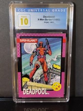🔥 1992 Impel X-Men Deadpool #43 CGC PRISTINE 10 💎 RARE HIGH GRADE MARVEL 🔥 picture