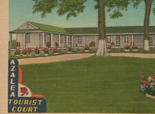 Azalea Tourist Court Motel Manning SC South Carolina c1940s linen postcard F885 picture