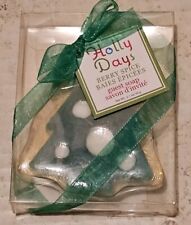 Vintage Christmas Holly Days Berry Spice Decorative Glycerine Guest Soap New picture