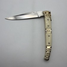 Muela Spain Folding Knife - Vintage Rare Spanish Knife #19004 7” Tip To End picture
