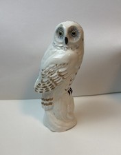 Crown Staffordshire England Snowy Owl B Linley Adams Hand Painted Bone China picture