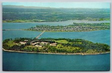 Mackworth Island ME Governor Baxter School Deaf Falmouth Foreside Postcard C406 picture
