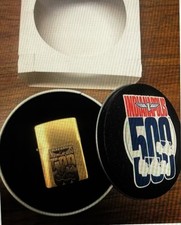 RARE 1994 BRASS ZIPPO INDY INDIANAPOLIS 500 BRICKYARD SPEEDWAY RACE picture