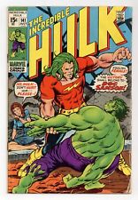 Incredible Hulk #141 GD+ 2.5 1971 picture