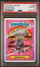 2022 GARBAGE PAIL KIDS CHROME 209a ADAM BALL REFRACTOR PSA 10 LOW POP picture