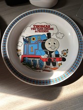 Vintage 1992 Thomas The Tank Engine & Friends Train Plate Plastic Britt Allcroft picture