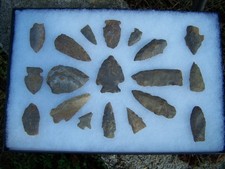 Authentic arrowheads from Kentucky, blades, arrowheads, Artifacts picture