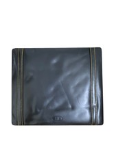 Alfred Dunhill Black Leather Travel Humidor Cigar Case Cedar Lined Made in Spain picture