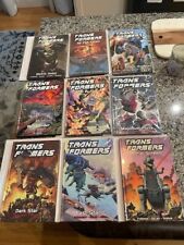 Transformers Hardcover 9 Books Set - Titan -End of the Road - All Fall Down picture