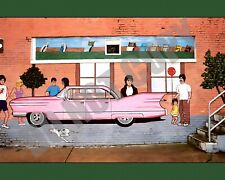 Asbury Park Wall Mural Bruce Springsteen Pink Cadillac 8x10 Photo picture