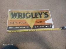 Vintage 1920's 30's Wrigley’s LITHO Advertising Rare And Scarce L@@k picture