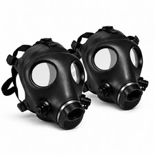 SafeGuardian Israeli (2 PACK) GAS MASK Respirator Hydration Port 40MM Compatible picture