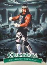 Hollywood Hulk Hogan Custom Made Wrestling Art Card Fan Collectible picture