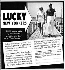 1940 New England Council Vacationland 36,000 sq miles vintage photo print ad S3 picture