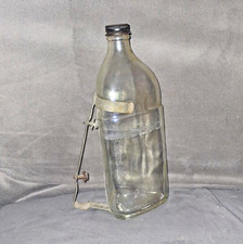 Vintage 1960s GM Glass Windshield Washer Bottle Optikleen Reservoir Bracket picture
