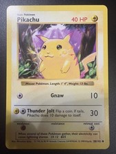 Very Rare Pikachu 58/102 Pikachu Pokémon Song 151 picture