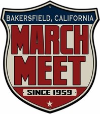 BAKERSFIELD CA MARCH MEET SHIELD SHAPED 16