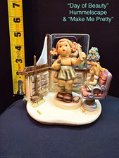 Goebel Hummelscape “Day of Beauty/Make Me Pretty” First Issue 2001 TMK8 picture