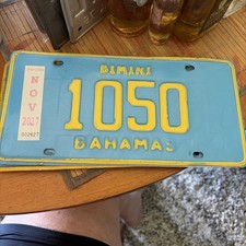 Bahamas License Plate, Bimini picture
