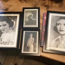 LOT Autographed Studio Photos, MOVIE STARS Kay Francis, Ruby Keeler, Plus 2 More picture