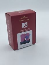Hallmark 2021 MTV Music Television I Want My MTV Ornament with Light & Sound picture