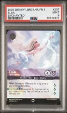 2023 Disney Lorcana The First Chapter 207 Elsa Spirit Of Winter Enchanted PSA 9 picture
