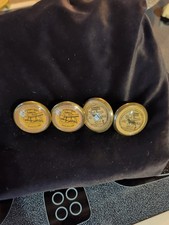 Bridle Rosette's Harness Farm  Collection 2 Pair 2 in brass and glass  picture