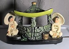 VINTAGE MID-CENTURY SILVESTRI BROS ORIENTAL WISHING WELL TV LAMP picture