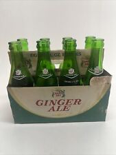 VINTAGE ACL 8 PACK CANADA DRY CLUB SODA BOTTLES  7 OZ.  Cardboard. ￼ picture