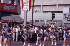 Kodak 35mm Slide 1950s Red Border Kodachrome Rose Parade Marching Band picture
