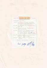 Hans-Georg von der Marwitz-Signed List of WWI Highlights (WWI Ace Pilot) picture