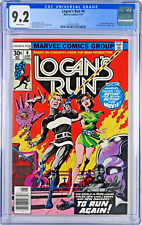 Logan's Run #6 CGC 9.2 (Jun 1977, Marvel) 1st Thanos Solo Backup Story by Zeck picture