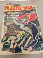 Plastic Man #36 Golden Age Comic July 1952 Quality Comics Cover Incomplete picture