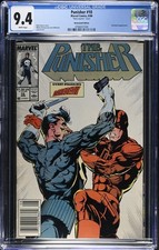 Punisher #10~CGC 9.4~Marvel Comics 8/88~Rare Mark Jewelers Variant~vs. Daredevil picture