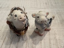 Dreamsicles Cast Art Cow Figurines - Set Of 2 picture