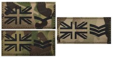 British Rank Patch Official VELCRO® Embroidered Military Special Forces Combat picture