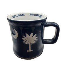 South Carolina State Flag Mug Palmetto Tree Crescent Moon picture