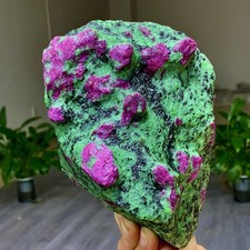 8.56LB Natural green Ruby zoisite (anylite) crystal Chakra Healing Energy picture
