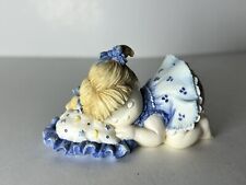Vtg 1994 Enesco Toddler Mini Figurine A Little Behind in My Sleep picture