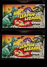 1976 Topps Leapin' Lizards Prehistoric Candy Test Issue Wrapper Complete Set 1/1 picture