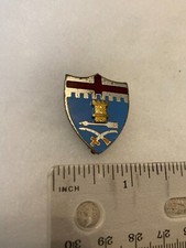 Authentic WWII US Army 11th Infantry Regiment DUI DI Unit Crest Insignia NH 6A picture