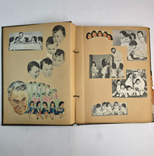 DIONNE Quintuplets Vtg 1930s Scrapbook FULL Newspaper Clippings Pics 24 Pages picture