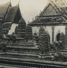 Bangkok Angkor Wat Model Wat Po Temple Siam Thailand Khmer Photo Stereoview G308 picture